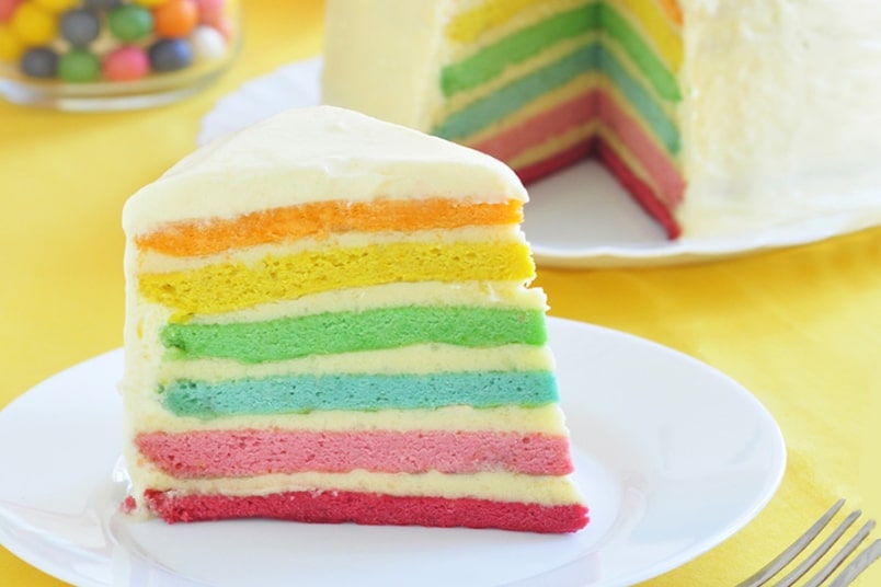 Regenbogenkuchen 1
