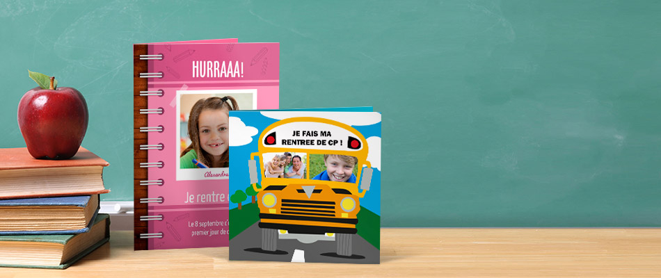 Carte invitation rentrée des classes