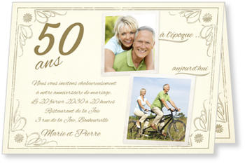 texte 50 ans mariage noces dor