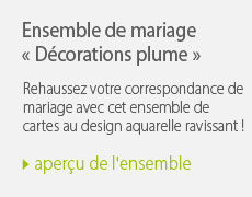 Ensemble mariage décoration plume Ensemble mariage décoration plume