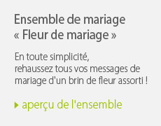 Ensemble de mariage fleur de mariage Ensemble de mariage fleur de mariage