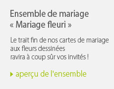 Ensemble de mariage fleuri Ensemble de mariage fleuri