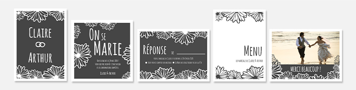 Ensemble de mariage fleuri Ensemble de mariage fleuri