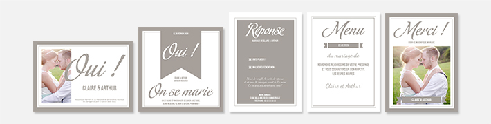 Ensemble de mariage un grand OUI Ensemble de mariage un grand OUI