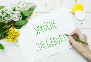 Sprüche Geburt