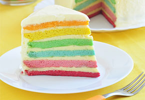 Regenbogenkuchen Rezept